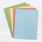 PrintWorks Boho Rainbow Cardstock, 5 Assorted Colors, Solid Core, 200 Sheets, 8.5&#x201D; x 11&#x201D; (00605)